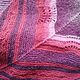 100% wool Kite travel shawl. Shawls. IrinaTur.HandMade. My Livemaster. Фото №6
