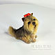 Mini toys: Yorkshire Terrier. Fun. Marina Eretnova. Online shopping on My Livemaster.  Фото №2