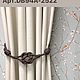 Tiebacks: Picking up a Complex node. Grips for curtains. MART (decor-mart). My Livemaster. Фото №5