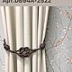 Podhvaty para cortinas: Recoger un nudo Complejo. Grips for curtains. MART (decor-mart). My Livemaster. Фото №5