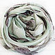 Gossamer chiffon style gradient block Chanel Lace green. Wraps. Platkoffcom. Online shopping on My Livemaster.  Фото №2