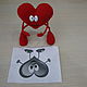 Order Soft toys: Knitted heart. Warm toys. Livemaster. . Stuffed Toys Фото №3