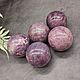 Lepidolite is a natural ball . Sphere. Stone amulet talisman. Ball. Iz kamnej. My Livemaster. Фото №4