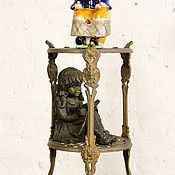 Винтаж: Утюг «Лаванда» подставка деко медь латунь ручная работа прошлый век