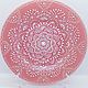 Set of pink decorative plates. Plates. Elena.nikk.77 (craftswomens). Online shopping on My Livemaster.  Фото №2