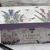 Для дома и интерьера handmade. Livemaster - original item La Lavande large bread box. Handmade.