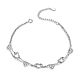 Silver Heart Bracelet, female, Chain bracelet, Moscow,  Фото №1