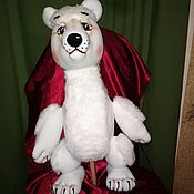 Куклы и игрушки handmade. Livemaster - original item Polar bear. Puppets on the ensemble. Trrstevaya doll.. Handmade.