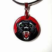 Украшения handmade. Livemaster - original item Pendant: Panther. Handmade.