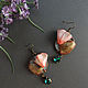 Order Necklace and earrings set 'Cyclamen' with crystals. decorum11. Livemaster. . Necklace Фото №3