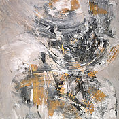 One man, no man - Unus vir, Nullus vir, abstract painting