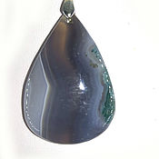Earrings of agate Butterscotch pendant