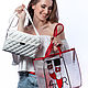Women's Beach Bag with Cosmetic bag. Big summer beach bag. Beach bag. okuznecova. Online shopping on My Livemaster.  Фото №2