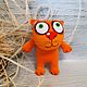 Keychain kitten red by Vasya Lozhkin. Stuffed Toys. Dingus! Funny cats and other toys. My Livemaster. Фото №4