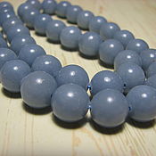 Материалы для творчества handmade. Livemaster - original item Angelite blue (anhydrite) 10 mm. Handmade.