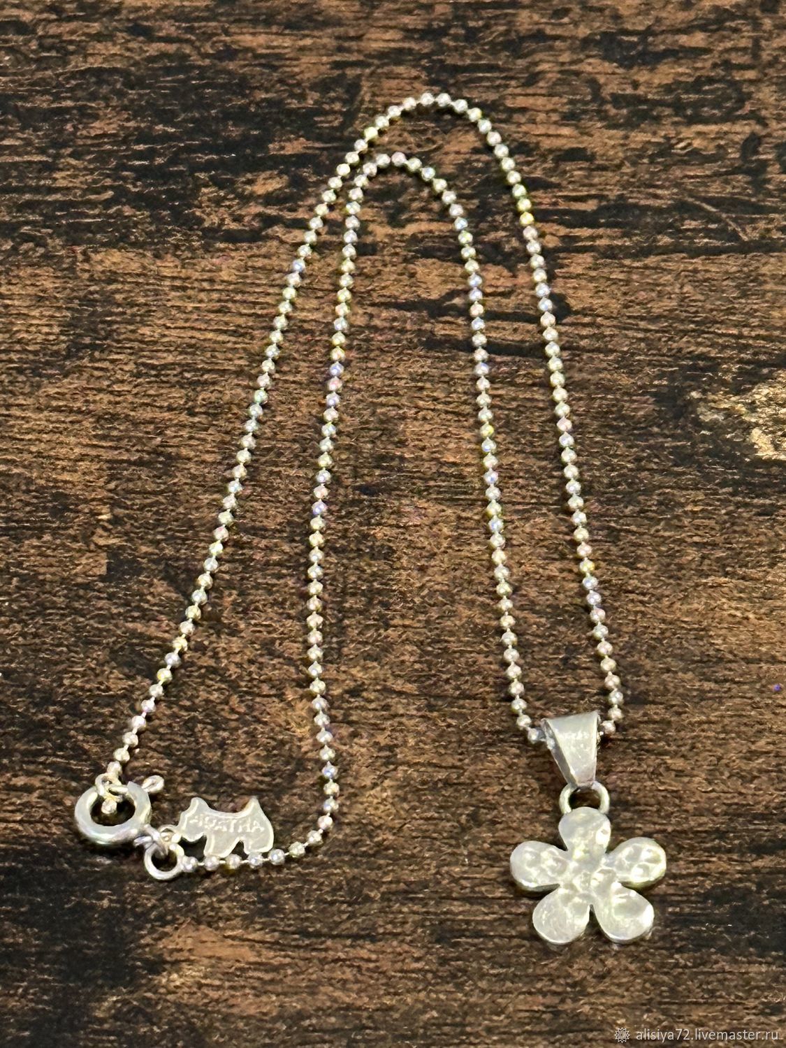 Винтаж: Цепочка с подвеской, Agatha, серебро, Франция купить в интернет ...