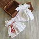 Set for baptism: baptism dress / cotton. Christening set. ERIO SHOP. My Livemaster. Фото №6