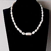 Винтаж handmade. Livemaster - original item Beads natural mother of pearl 50s. Handmade.