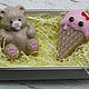 Order The soap set Bear with a sweet tooth. Soap-making workshop. Livemaster. . Soap Фото №3