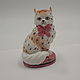 Заказать Винтаж: Котик Staffordshire Cat Винтажная коллекционная фигурка 11. Авантаж. Ярмарка Мастеров. . Статуэтки винтажные Фото №3