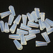 Материалы для творчества handmade. Livemaster - original item Beads 12/6 / 1mm White Opal Glass  piece. Handmade.