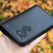 Сумки и аксессуары handmade. Livemaster - original item Leather mini wallet-cardholder №5. Handmade.