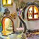 Заказать Светильник сказочный домик. Бабочка керамика. Ярмарка Мастеров. . Ночники Фото №3