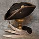 Lady Maria leather hat v.2 inspired Bloodborne. Hats1. Svetliy Sudar Leather Arts Workshop. My Livemaster. Фото №6