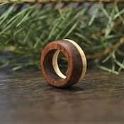 Украшения handmade. Livemaster - original item a ring of moose antlers and mahogany. Handmade.