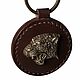 Leather keychain with jaguar bas-relief. Key chain. asgefest. My Livemaster. Фото №4