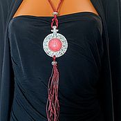 Украшения handmade. Livemaster - original item Necklace: boho style jewelry, large pendant, massive decoration. Handmade.