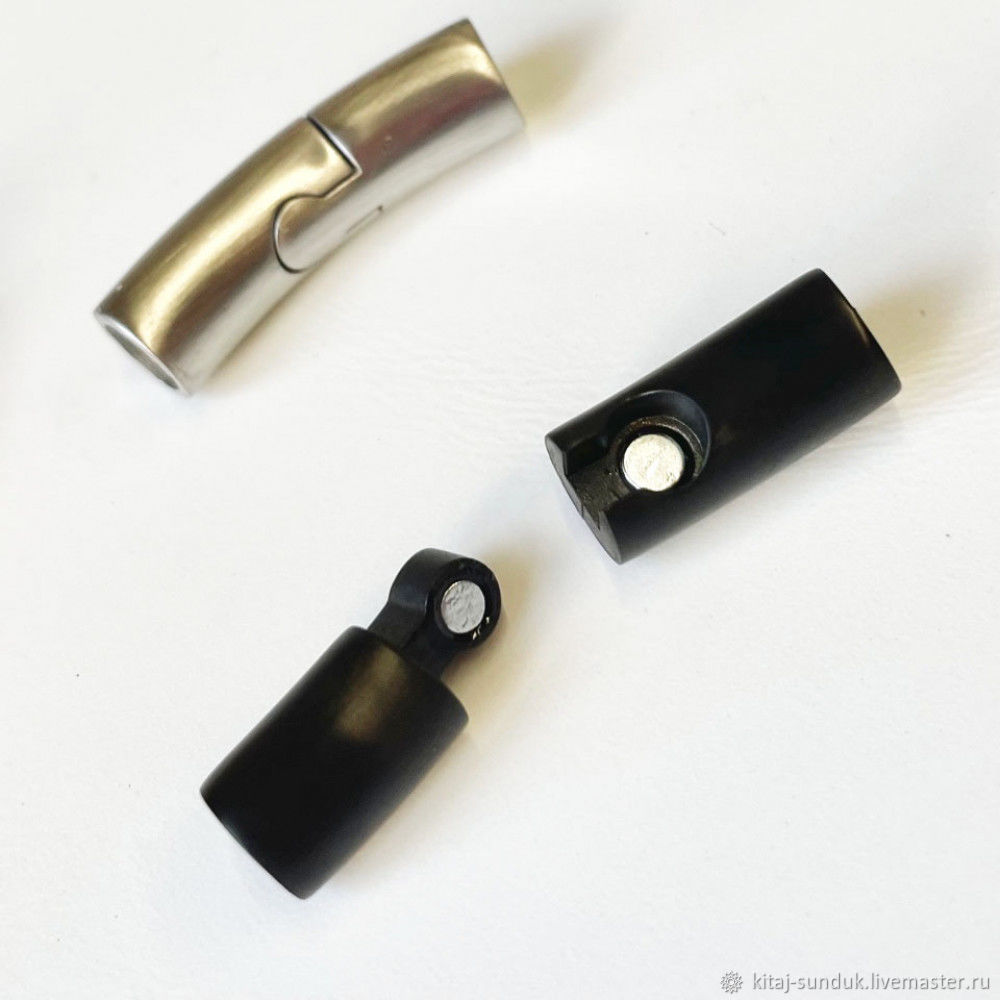 Застежка/Замок 6 мм для круглого браслета магнитная Сталь купить в ...