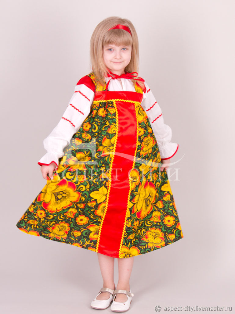 платье в стиле хохлома. народный сарафан. сарафан хохлома. сарафан русский народный для женщин. одежда в стиле хохлома.