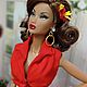 Серьги-кольца со стразом 3 цвета на выбор. Одежда для кукол. DIVA-boutique. Интернет-магазин Ярмарка Мастеров.  Фото №2