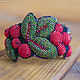 Bracelet 'Rowan' three-dimensional bead embroidery, Bead bracelet, Kiev,  Фото №1