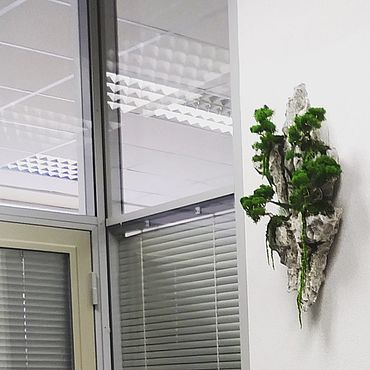 Цветы и флористика ручной работы. Ярмарка Мастеров - ручная работа Бонсай/миниландшафт настенный. Handmade.