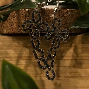 Украшения ручной работы. Ярмарка Мастеров - ручная работа Комплект (набор) Кольцо из бисера и серёжки из бисера. Handmade.