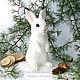 Run-around Bunny / wool Bunny / hare interior toy. Felted Toy. Woolen Zoo. Online shopping on My Livemaster.  Фото №2