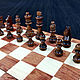 Chess Classic, 39x39 cm, made of wood, handmade. Chess. Unique items made of wood, handmade. My Livemaster. Фото №4