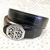 Аксессуары handmade. Livemaster - original item Genuine crocodile leather belt, handmade!. Handmade.