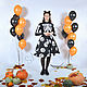 Order Halloween outfit 'Witch', skirt with skulls, longsleeve skeleton. sartoria-1. Livemaster. . Suits Фото №3