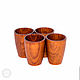 Set of wooden glasses made of cedar wood - 4 pcs. NC7. Mugs and cups. ART OF SIBERIA. Online shopping on My Livemaster.  Фото №2