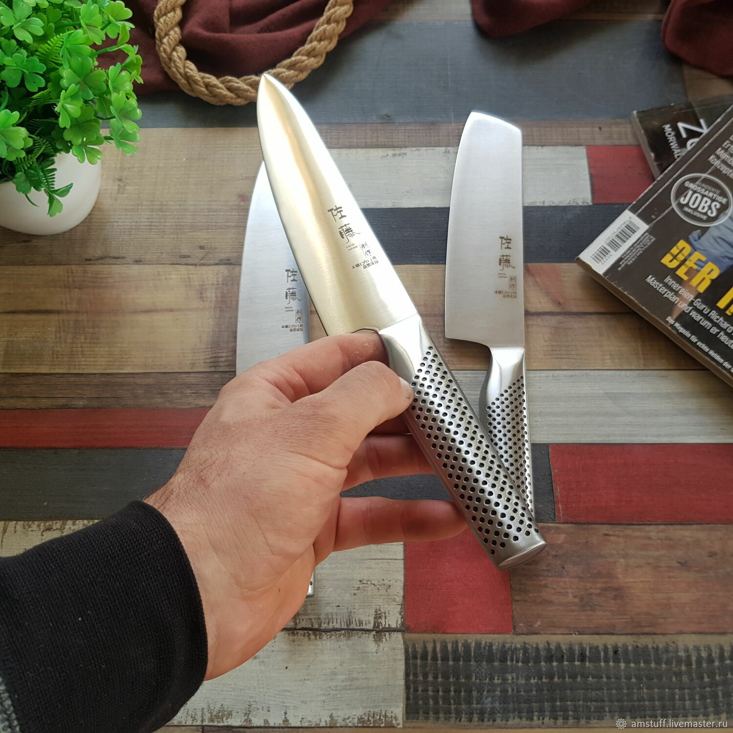  Профессиональных поварских ножей –  на Ярмарке Мастеров .