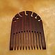 Wooden comb for hair rosewood with real wood inlay. Combs2. Wooden combs inlay Hanto&Dokimo. My Livemaster. Фото №5