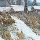 Oil painting in a frame Snowfall Winter Landscape. Pictures. Verana-art. Online shopping on My Livemaster.  Фото №2
