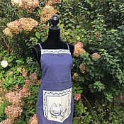 Винтаж handmade. Livemaster - original item Duck apron, cotton, Holland. Handmade.