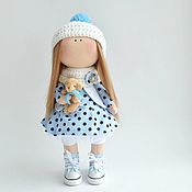 Куклы и игрушки handmade. Livemaster - original item A doll in a winter outfit. Handmade.