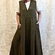 Сарафан вельвет в наличии длинный с карманами бохо. Сарафаны. SVЭRO dress. Ярмарка Мастеров.  Фото №5