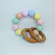 Teething toy with silicone beads Gentle, Teethers and rattles, Zheleznodorozhny,  Фото №1