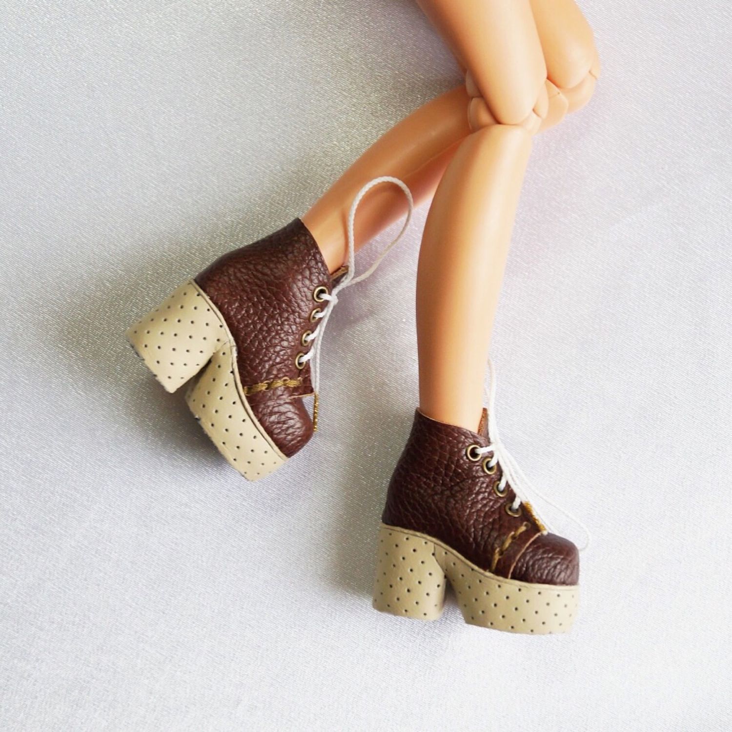 Как сделать куклам туфли